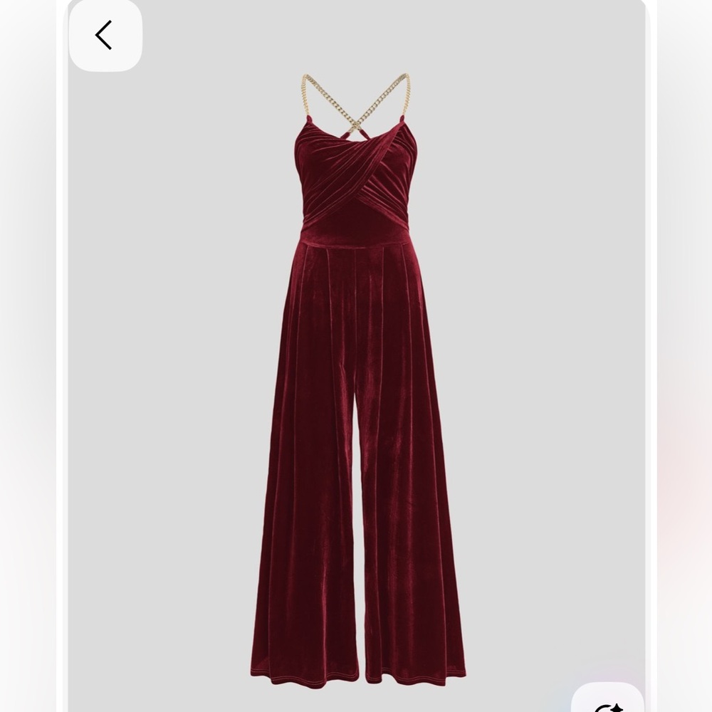 Cider Velvet Scoup Neckline Sleeveless Jumper